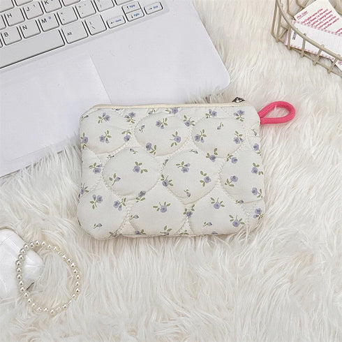 Cute Cartoon Small Travel Cosmetic Lipstick Earphone Card Portable Storage Bag Purse Women Mini Makeup Handbags Wallet Pouch Bag